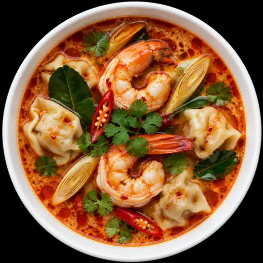 No. 2 Combination + Tom Yum: a spicier, fuller bowl, the bigger website